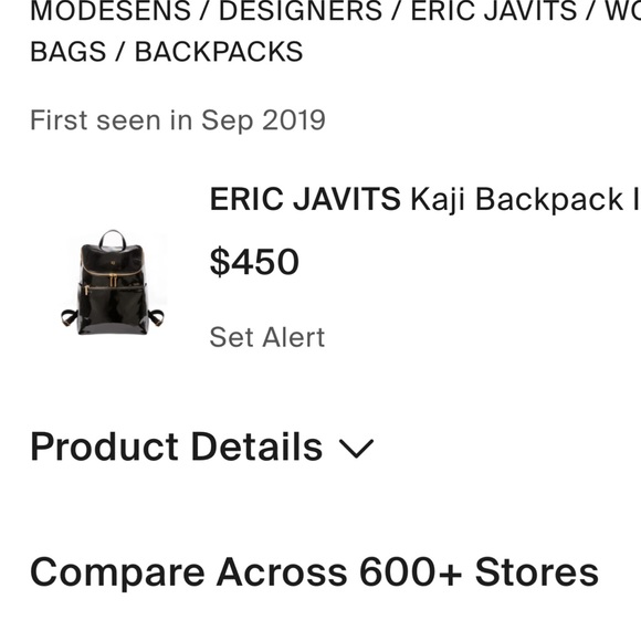 eric javits patent leather backpack - Picture 8 of 9